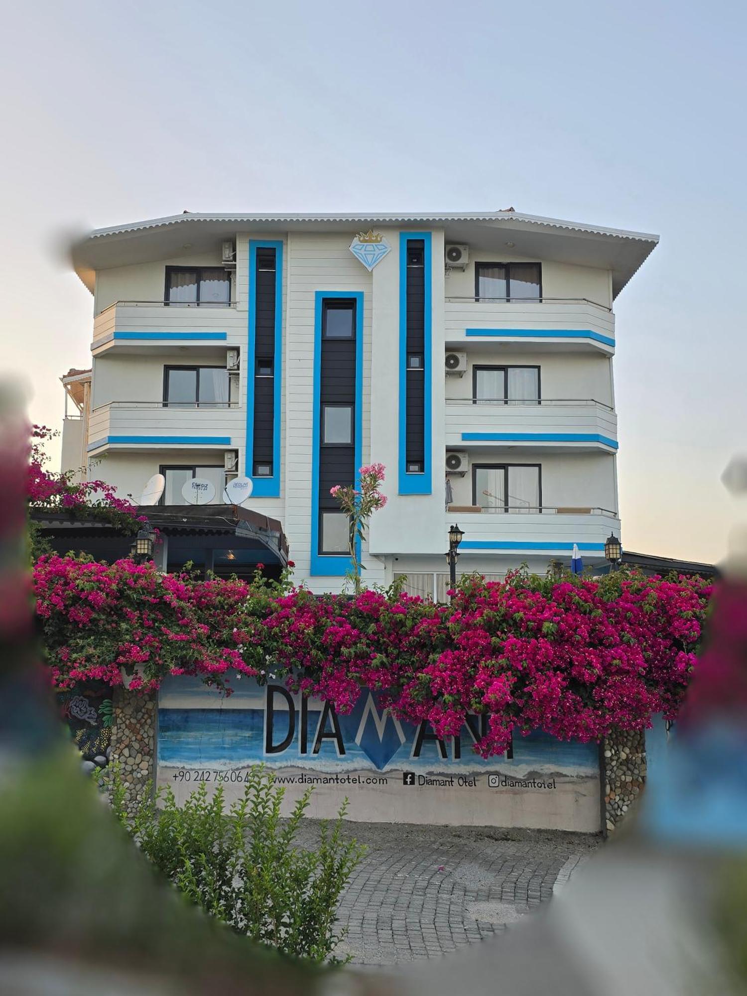 Diamant Otel Side Eksteriør billede